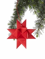 Stjerne klassisk jul rød 10x10 cm fra Stjernestunder - Tinashjem
